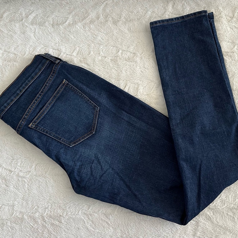 Old Navy skinny LONG dark wash jeans